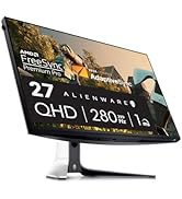 Alienware AW2723DF Gaming Monitor - 27-inch (2560 x 1440) 240Hz Display (DP 1.4), 1ms Response Ti...