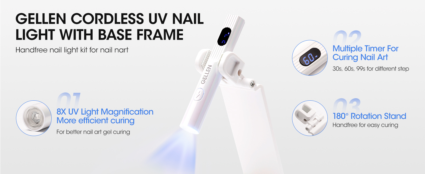 Gellen uv light for gel nails