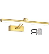 NEWREACH LED Picture Light, 16" 5200mAh Battery Operated Art Light, Cordless Remote Painting Ligh...