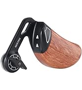 NICEYRIG Wooden Handle with Rosette Extension Arm, Right Side Grip for Sony FS7 FS5 FX9 RED Kinef...