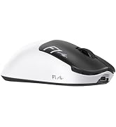 ATTACK SHARK F1 Air Wireless Gaming Mouse - Black/White | 39g Ultra Lightweight, PAW3955MAX, 0.16...