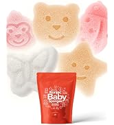 Konjac Baby Sponge for Bathing | Natural Cute Shapes | Kids Bath sponges for Infants | Toddler Ba...