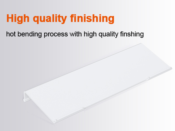 white acrylic keyboard holder