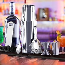 Mixology;Bartender Cocktail Shaker;Cocktail Shaker Set;Stainless Steel;Cocktail Bar Set Mix;Mixing