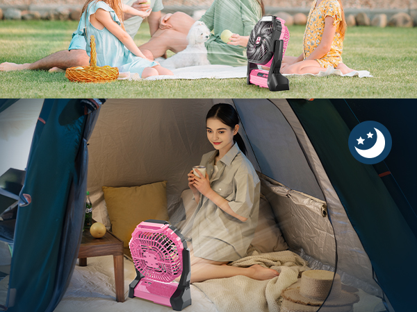 portable fan rechargeable
