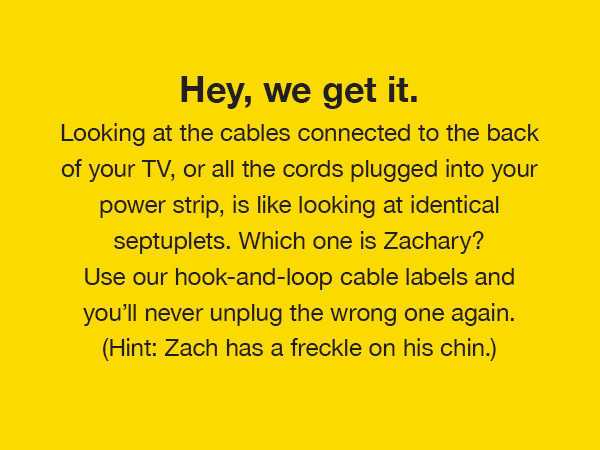 Cable Labels description