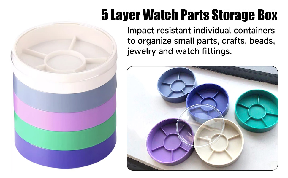 watch parts storage box