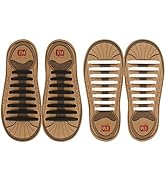 INMAKER No Tie Shoelaces, Pack of 2, Elastic Shoe Laces for Kids and Adults