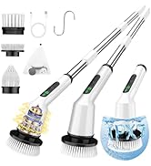 Electric Spin Scrubber for Cleaning Bathroom, Shower Scrubber Cordless Cleaning Brush with IPX7 W...