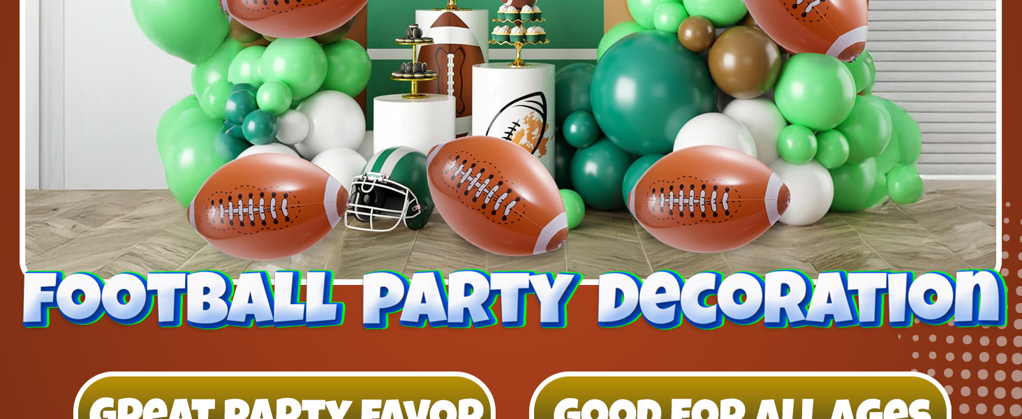 inflatable football party favors football party decorations football birthday party decorations