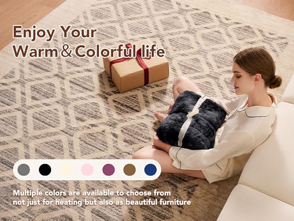 10 heat levels,1/2/4/6/8 hours auto shut off