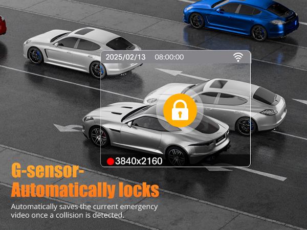 Kyltoor dash cam with g-sensor