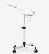 TASALON Professional Facial Steamer on Wheels, Hot Ozone Face Steamer for Facial, Esthetician Ste...
