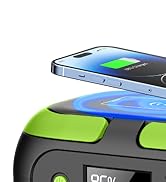 SinKeu 200W Portable Power Station, 155Wh Camping Solar Generator, 42000mAh Power Bank with AC Ou...