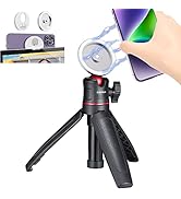 HAFOKO Mini Magnetic Tripod for iPhone 14 13 12 Series,Small Camera Tripod Extendable Smartphone ...