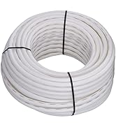 SharkBite 1 Inch x 300 Feet White PEX-B, PEX Pipe Flexible Water Tubing for Plumbing, U880W300