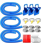 NEWREACH Pool Pump Hoses for Intex Above Ground Pool with Holder, 1.25 x 59 inch Pool Hoses with ...