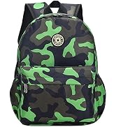 Camo Prints Toddler Kids Boys Backpacks, Camouflage Preschool Kindergarten Bookbags Back Packs Da...