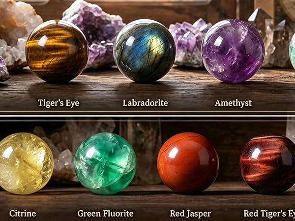 crystal sphere set 3