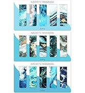 15 Pieces Bookmarks, Magnetic Bookmarks for Women, Men, Book Lovers, Page Markers for Students Te...