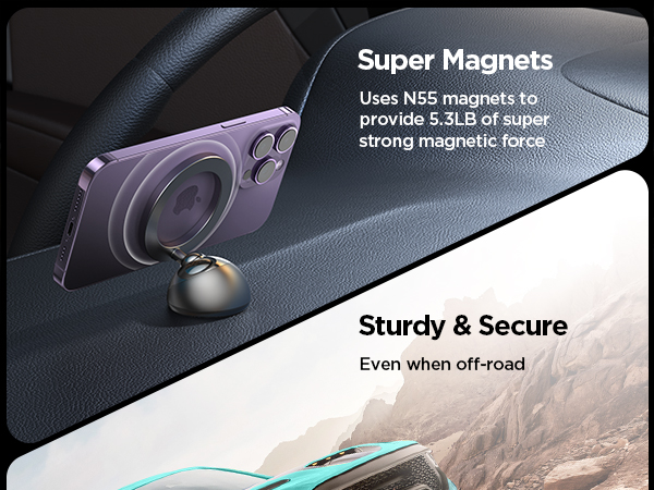magnetic car phone holder