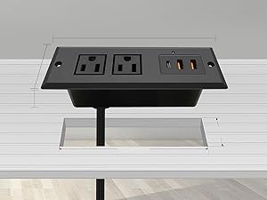 Recessed Power Strip USB C