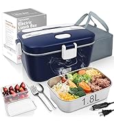 COZYEXPERT 100W Electric Lunch Box Food Heated 12V 24V 110V Fast Food Warmer Heater for Car/Truck...