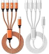 Travel Essentials, USB C Splitter Multi Charging Cable, USB C Charging Cord | 4 in 1 Multi Chargi...