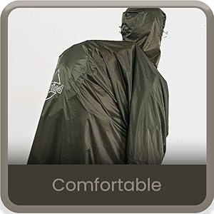 hooded poncho