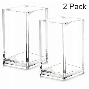 clear pencil holder