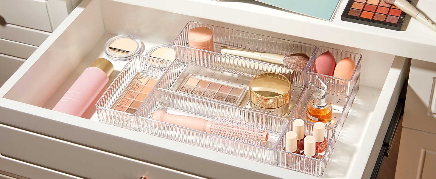 acrylic drawer organizer