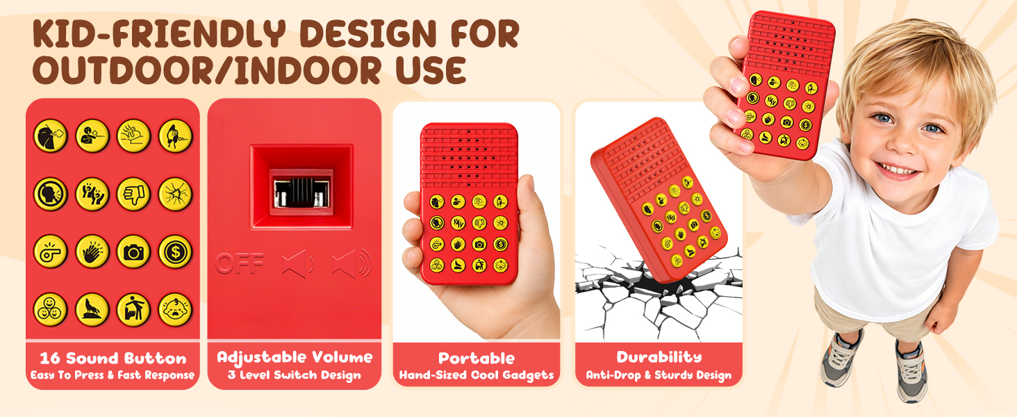 KID-FRIENDLY DESIGN FOR OUTDOOR/INDOOR USE