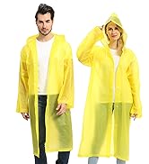 yellow adult raincoat