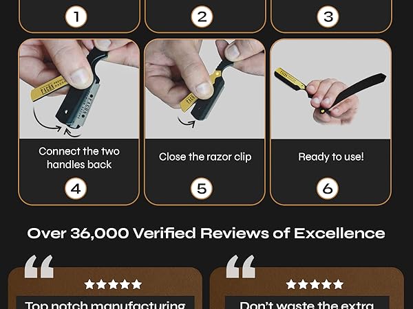Facón Straight Razors for Men