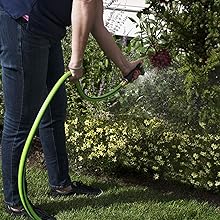 flexibility and kink resistance ensures a smooth water flow