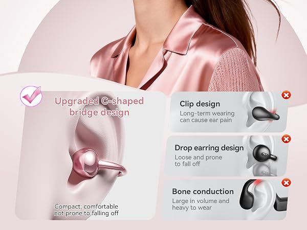 open ear headphones wireless bluetooth