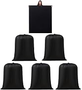 5-Pack Extra Large Moving Bags – 150L Heavy Duty Storage Bags for Clothes, Blankets, Laundry, Col...