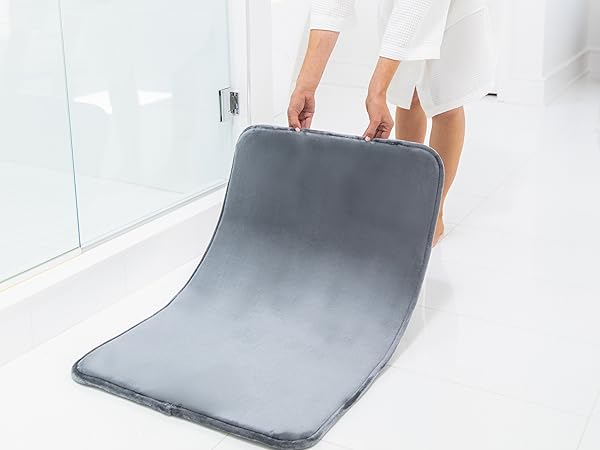 Absorbant bath rug, absorbant memory foam bathroom rug