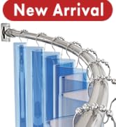 AmazerBath Arched Curved Shower Curtain Rod