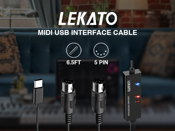 LEKATO MIDI USB C Interface