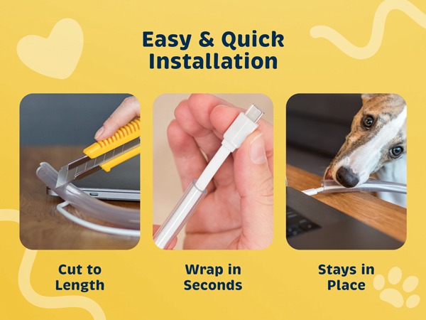 easy installation clear cable wire cover sleeve wire cords hider electrical cord management
