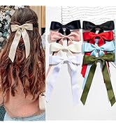 8 PCS Hair Bows for Women Girls,Bow-knot Hair Clips for Women Thick Hair & Thin Hair,Bow Clips fo...