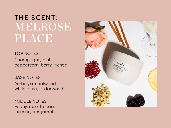 This repairing masque is scented with our Melrose Place fragrance