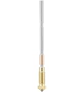MK4 Nozzle for Prusa, 0.4mm High Flow Hardened Steel Bimetal Nozzle,Titanium Alloy Integrated Pip...
