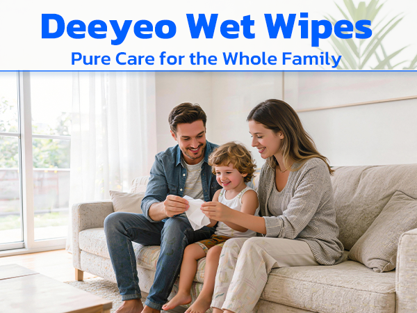 Deeyeo Wet Wipes,Pure Care for the Whole Family