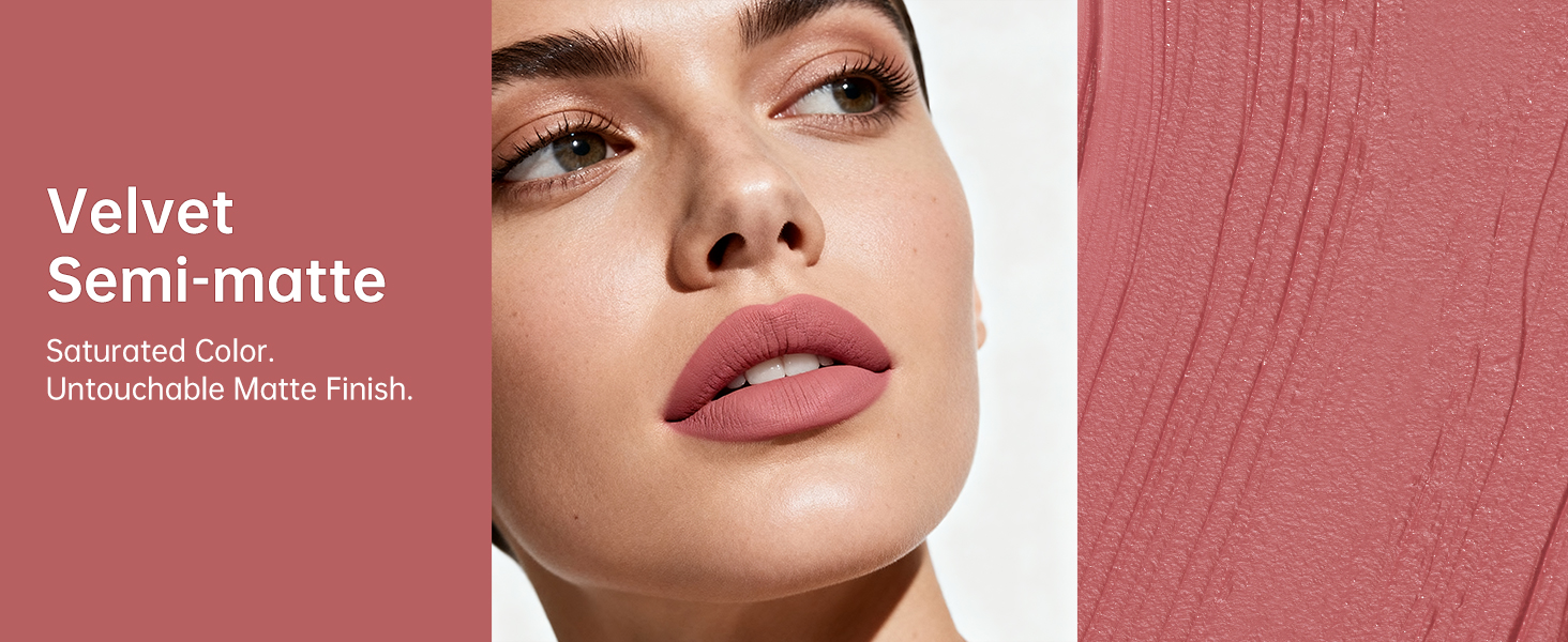 nude matte lipstick long lasting waterproof high impact color full coverage moisture lip