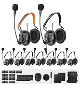 Saramonic WiTalk9X-9D 9-Person 1312ft Modular 1.9GHz Wireless Headset Intercom System for Team Co...