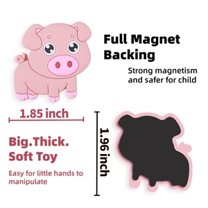 Rubber Cute Animal Magnets for Baby