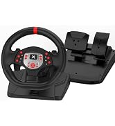 DOYO PS4 Steering Wheel and pedals and shifter, volante para PC, 180°gaming racing wheels Dual-Mo...
