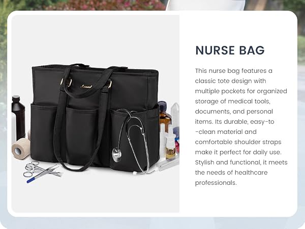 LOVEVOOK Laptop Tote Bag for Women Work, Teacher Nurse Bag, Utility Computer Bag Purse Handbag
